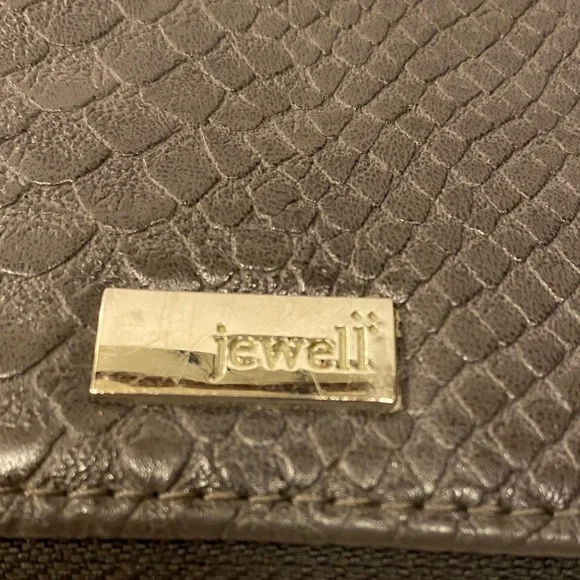 Jewell Dark Brown Textured Women's Wallet - Picture 2 of 7